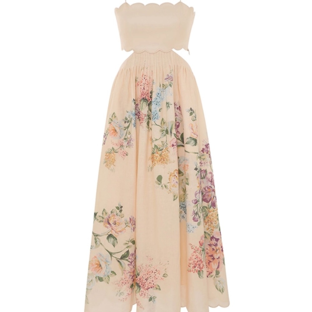 Zimmermann Scallop Midi Dress